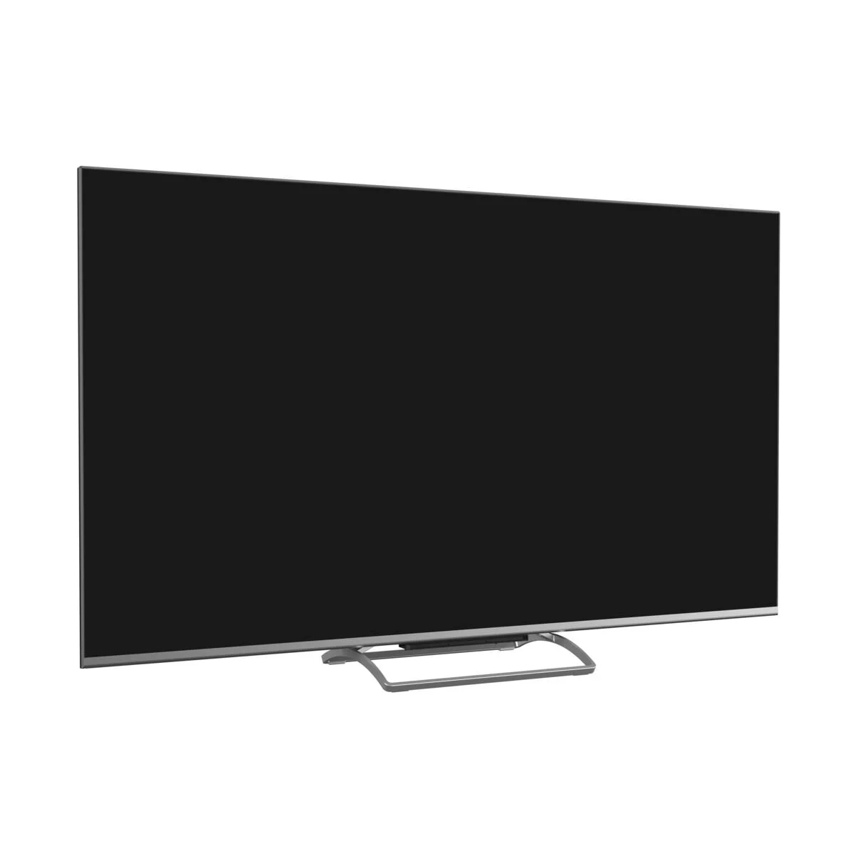 Panasonic W97C 75 Zoll QD-Mini-LED-Fernseher in Silber, Schrägansicht
