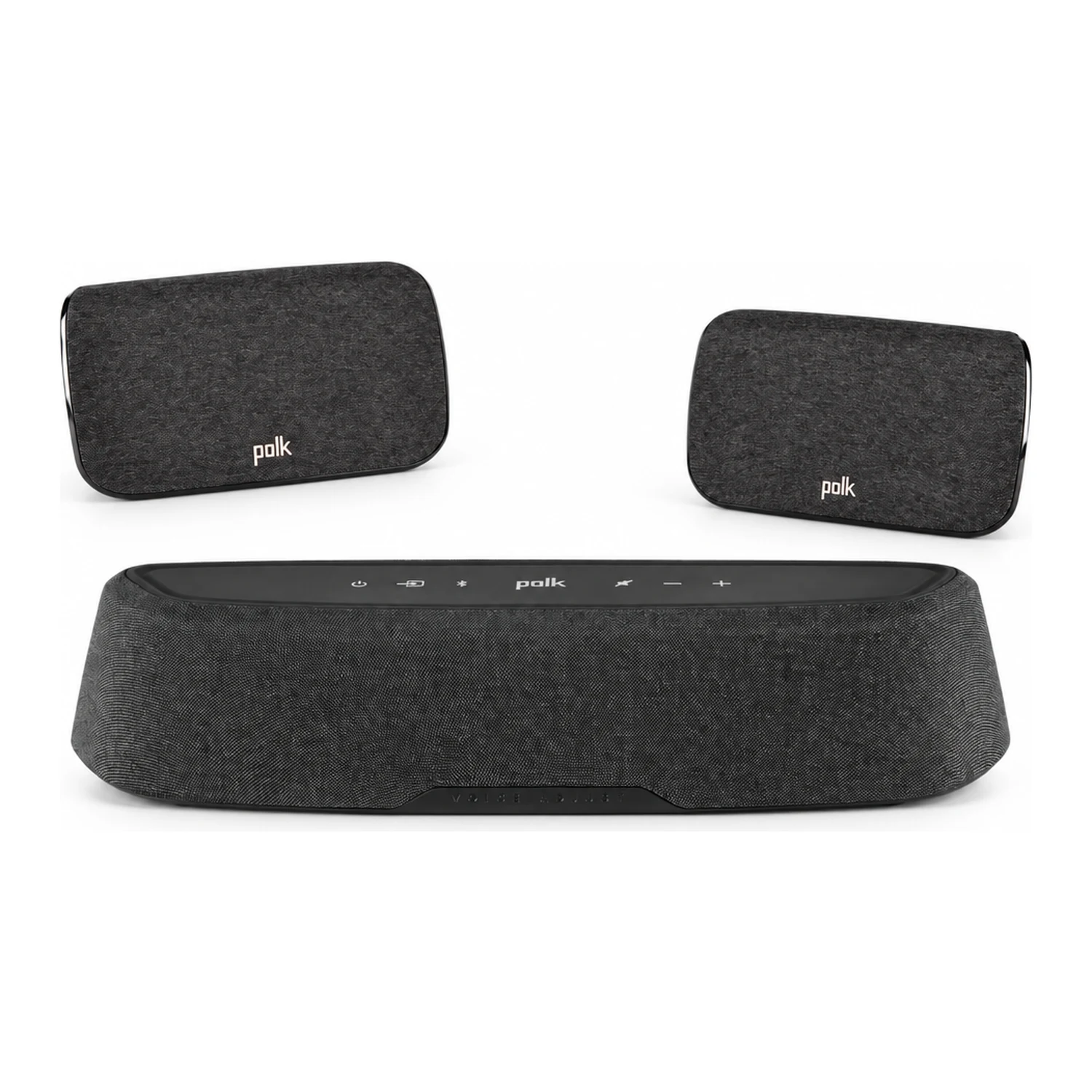 Polk Audio MagniFi Mini AX Soundbar mit zwei drahtlosen Rücklautsprechern SR2