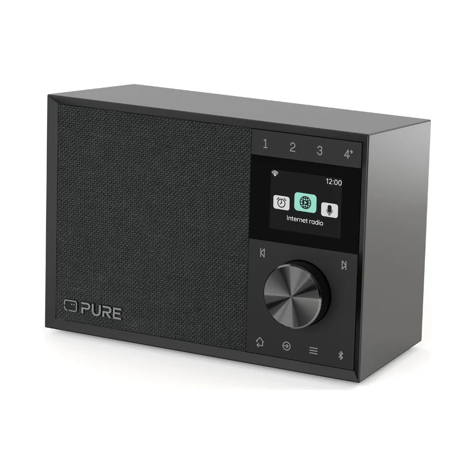 Pure Evoke One in Schwarz, Frontansicht