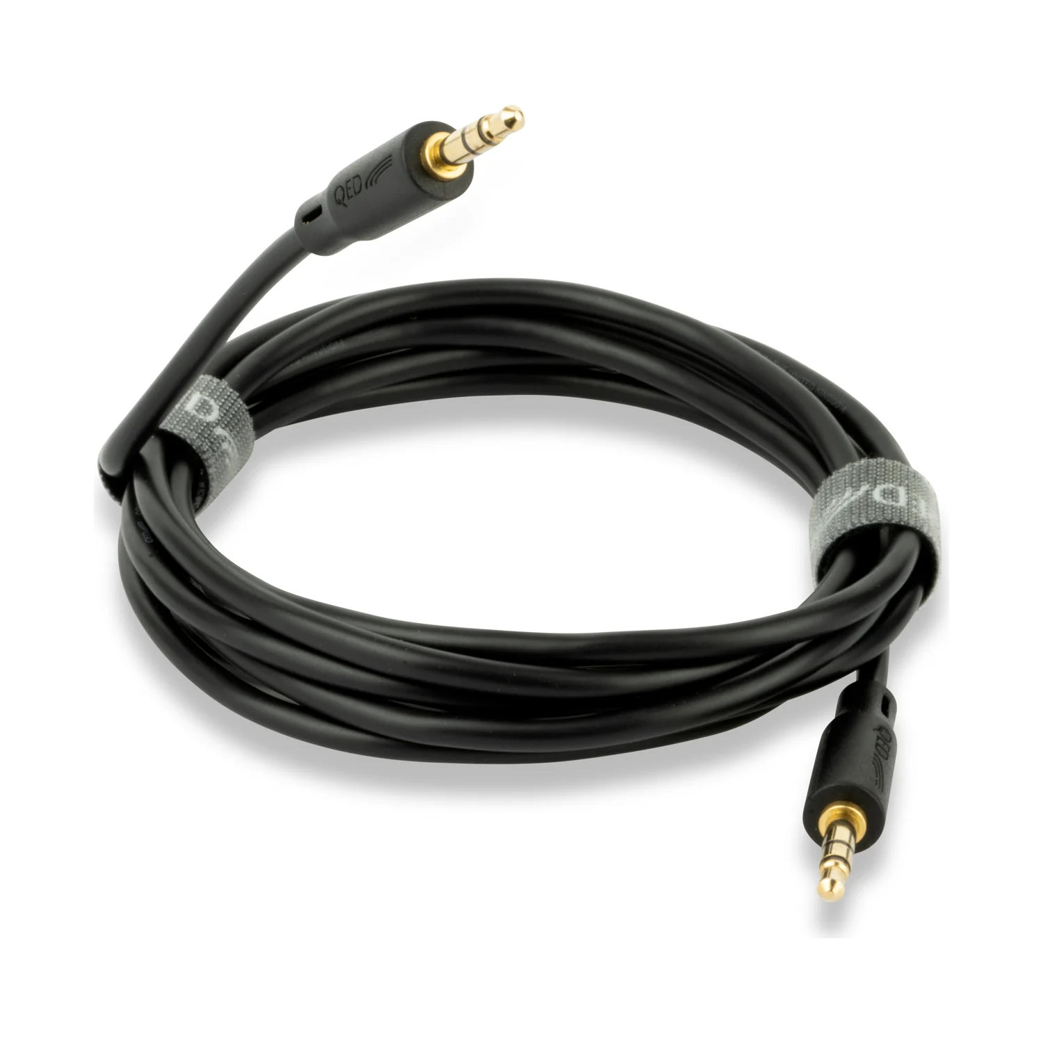 QED Connect 3.5mm Jack to Jack, Klinkenkabel aufgerollt