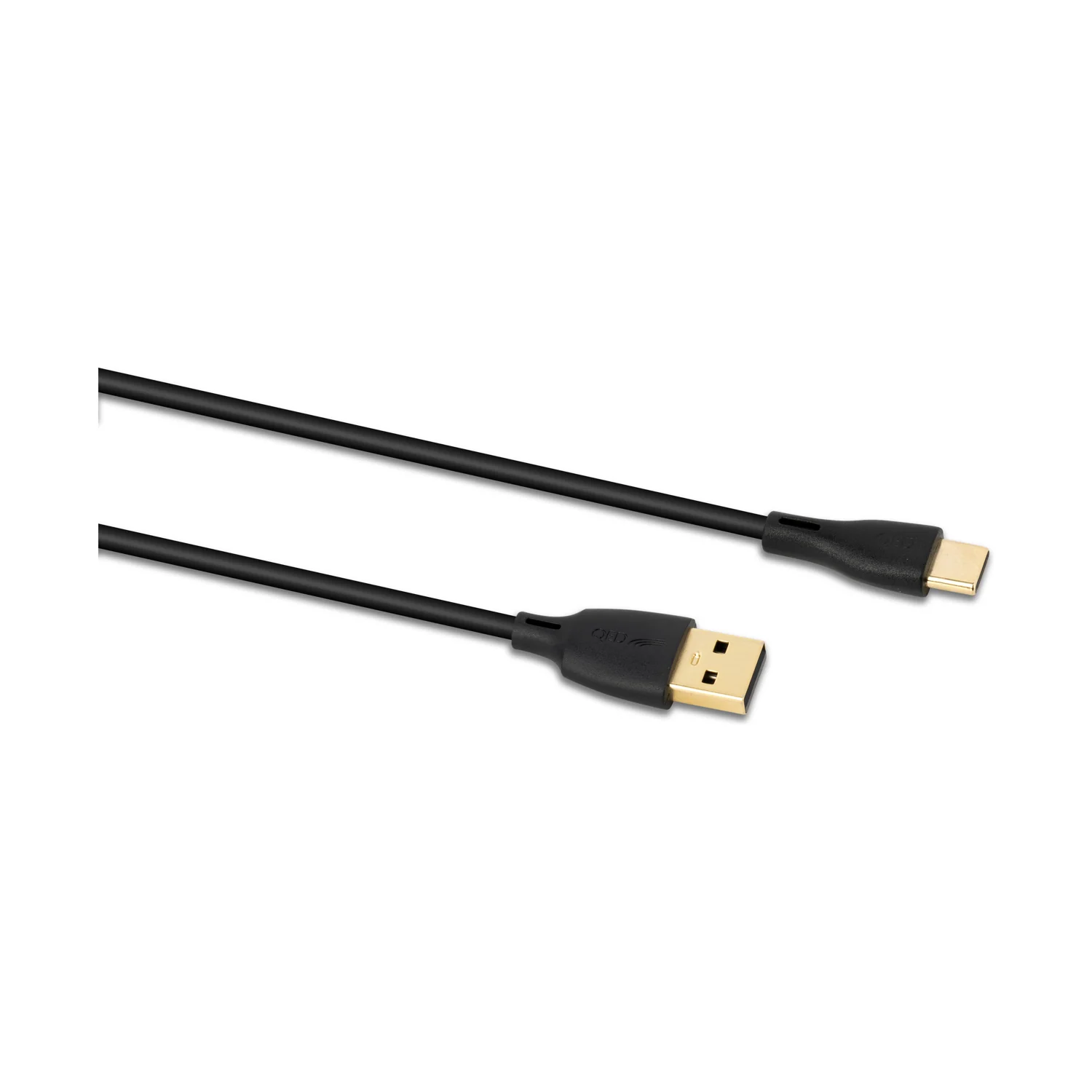 QED Connect USB A-C, Stecker Typ A und Typ C im Halbprofil