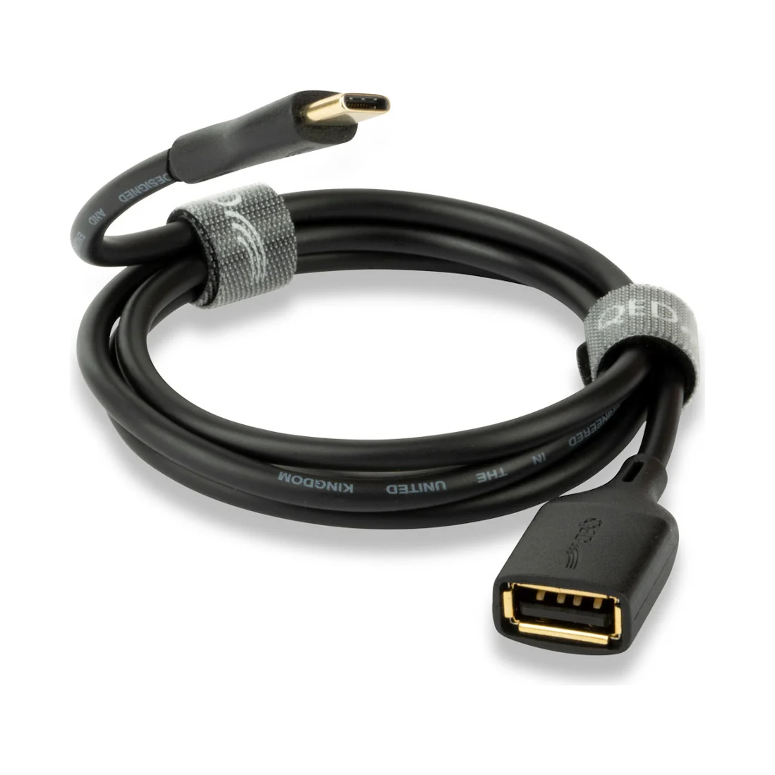 QED Connect USB A(F)-C, Adapterkabel mit USB-A-Buchse auf USB-C-Stecker
