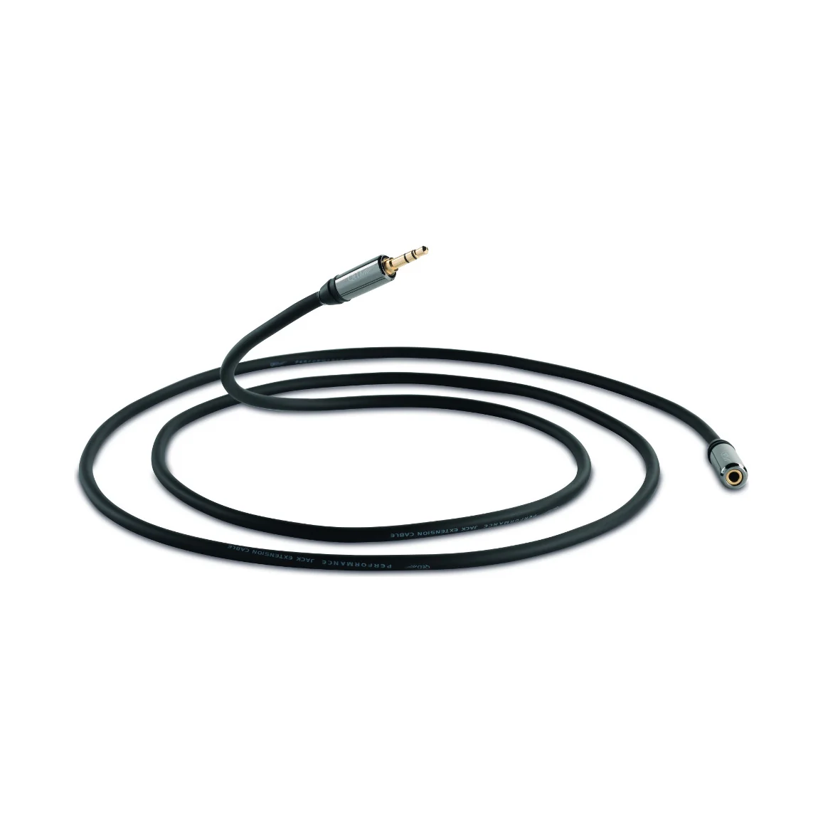 QED Performance 3.5mm Headphone Extension, Klinkenverlängerung aufgerollt
