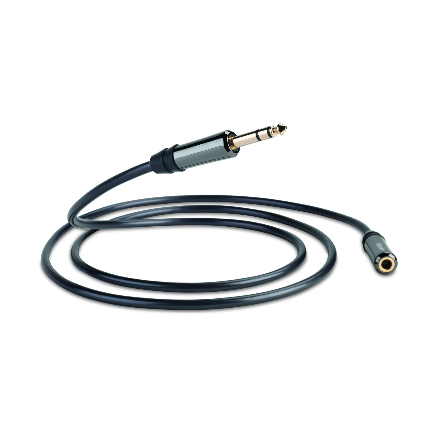 QED Performance 6.35mm Headphone Extension, Klinkenverlängerung aufgerollt