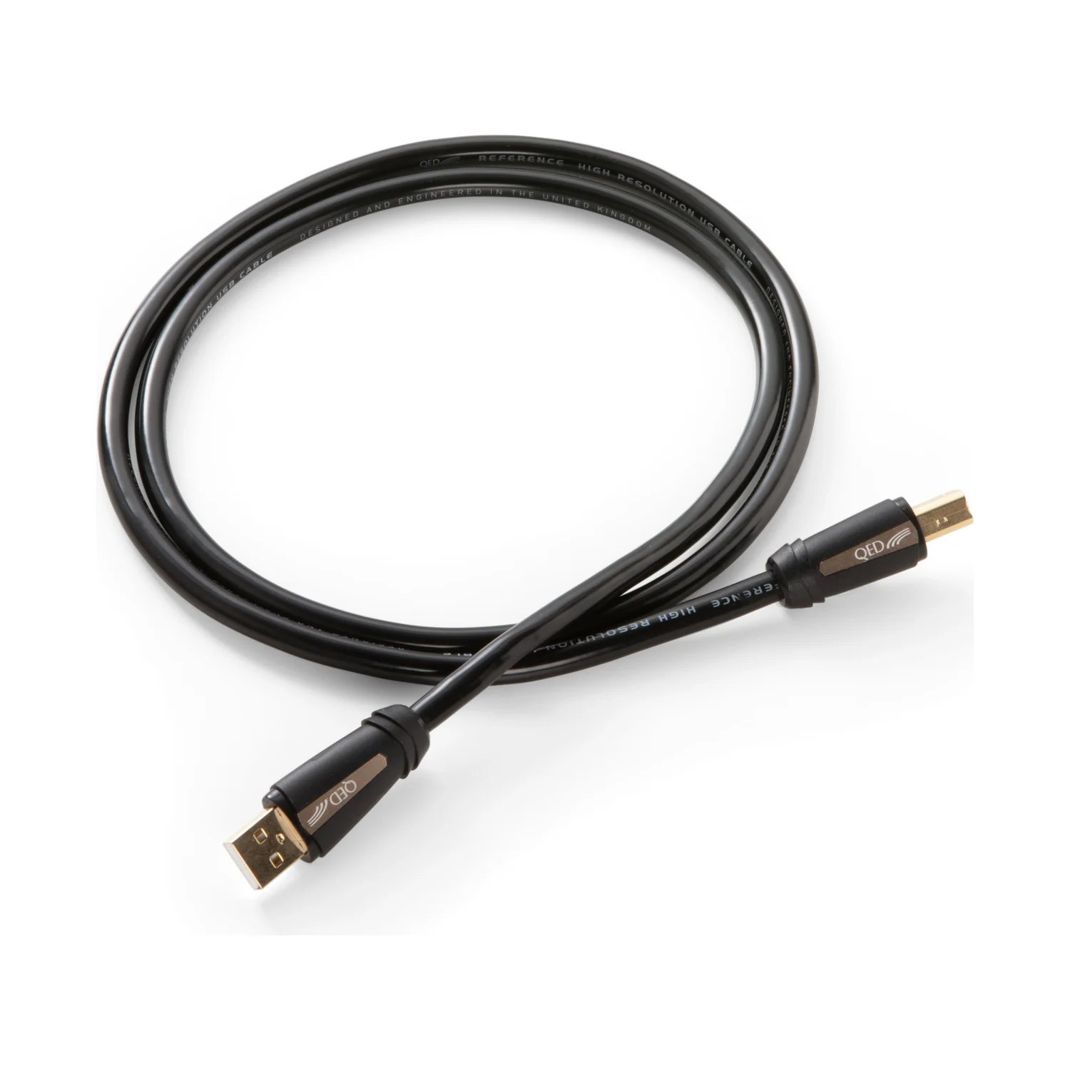 QED Reference High Resolution USB, USB-Kabel von Typ A auf Typ B