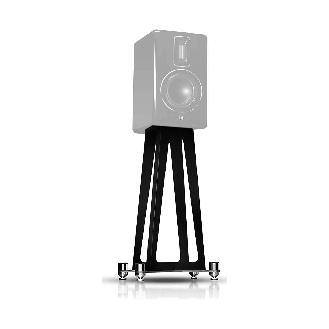 Quad Revela Stand Hochglanz Schwarz