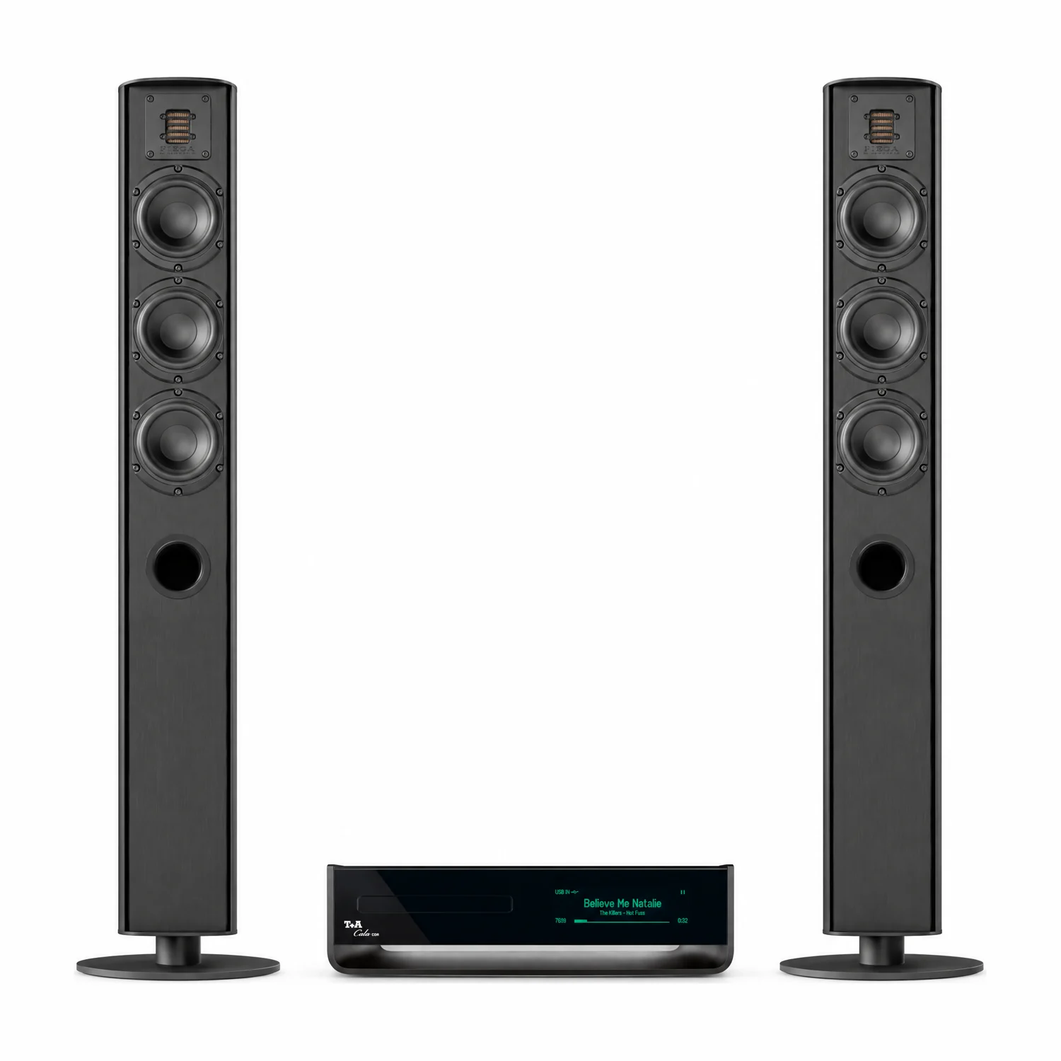Set aus T+A Cala CDR und zwei Piega Ace 50