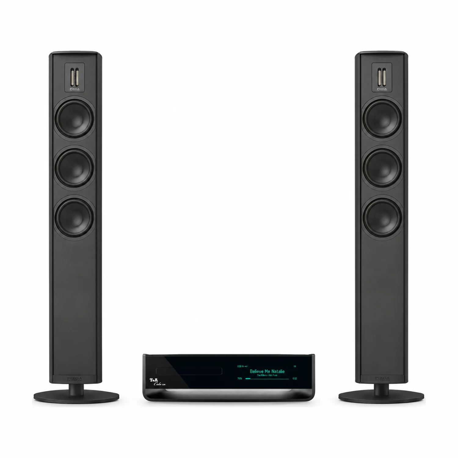 Set aus T+A Cala CDR und zwei Piega Premium 701 Gen2