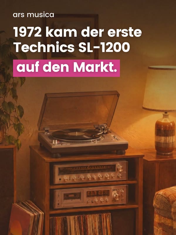 Technics SL-1200GR2 Plattenspieler im Wohnzimmer