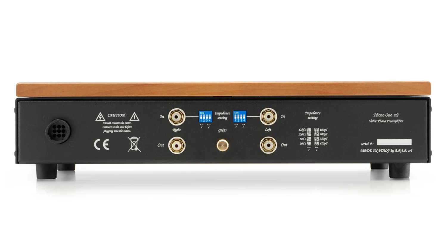 Unison Research Phono One in Kirsche