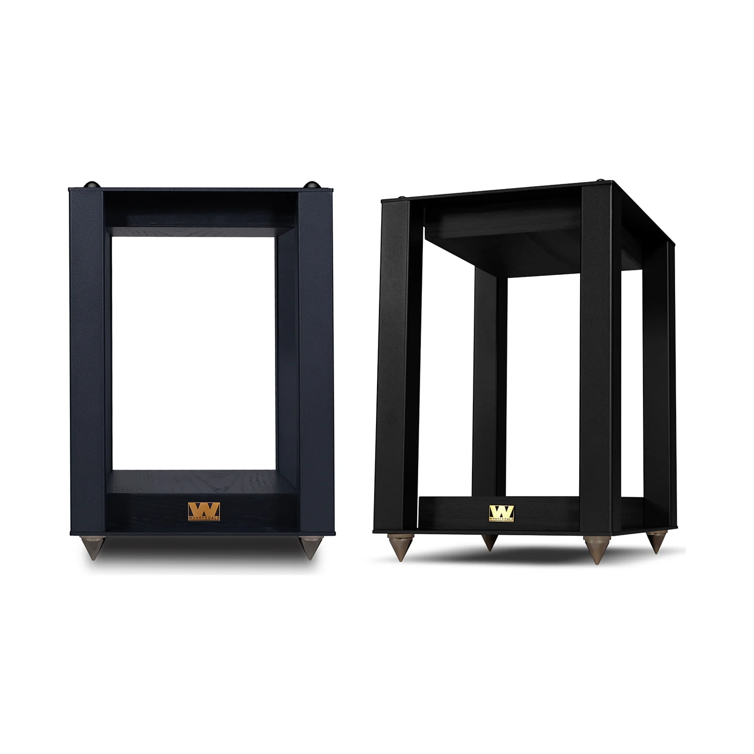 Wharfedale LINTON Stand in Black Oak, Paar