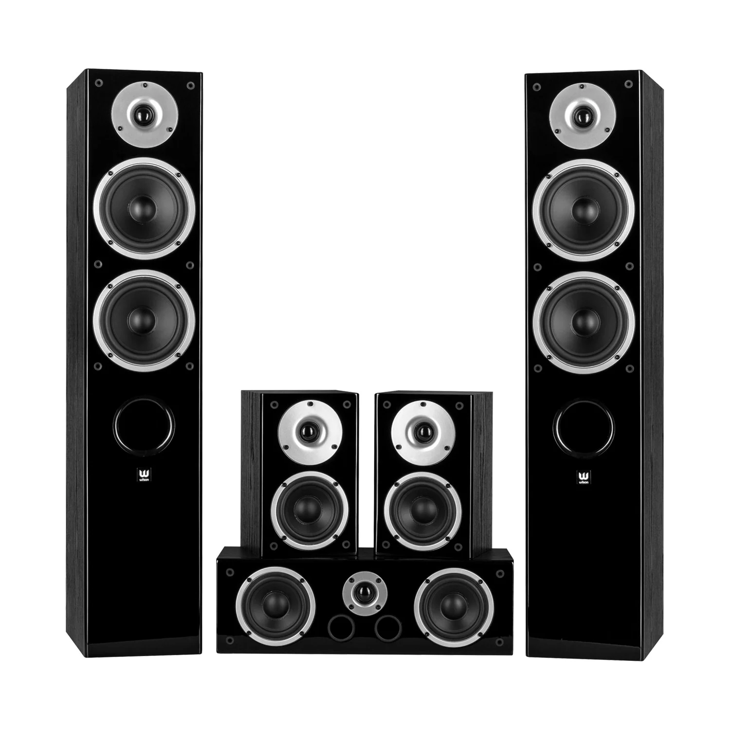 Wilson Raptor 5/Mini/Vocal 5.0 Set (Schwarz)