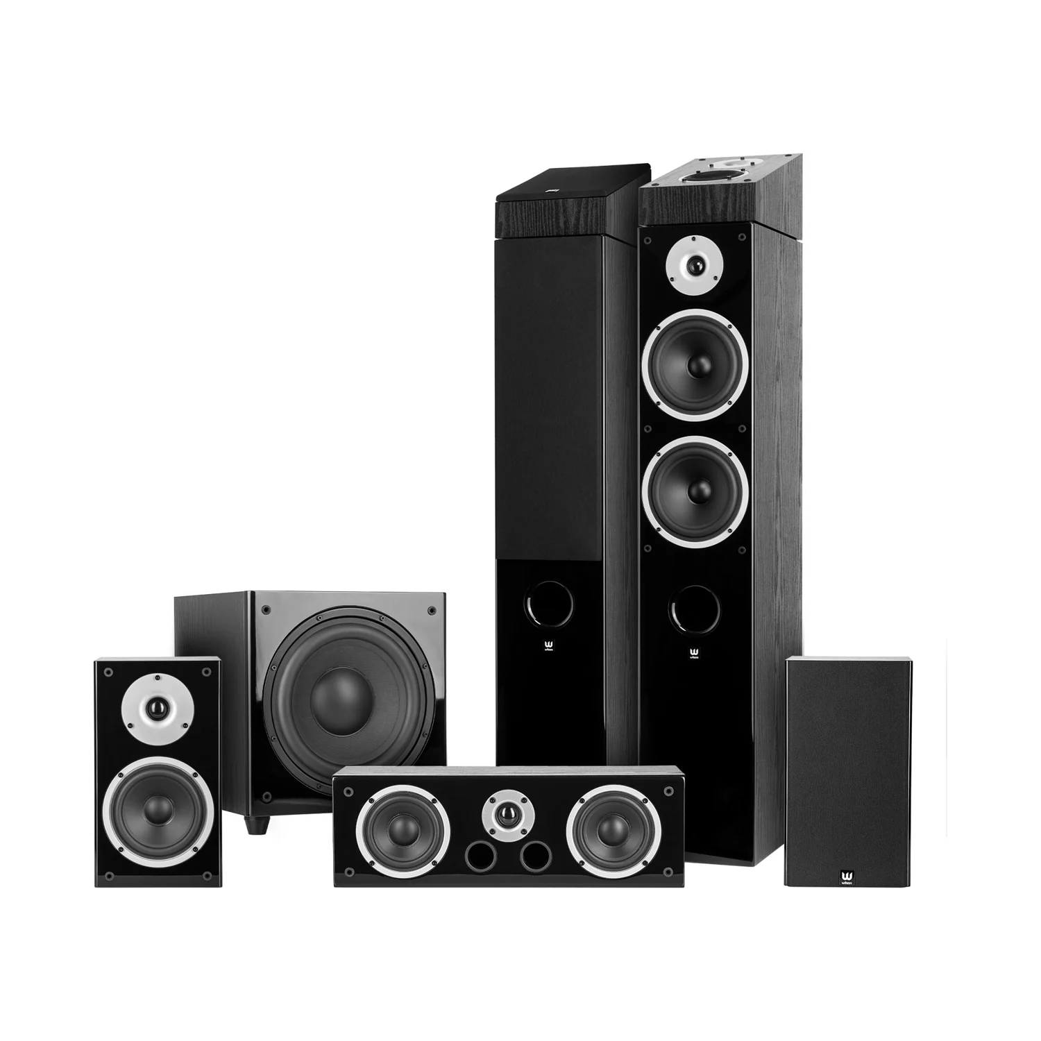 Wilson Raptor 7/1/X/Vocal/SUB-10 5.1.2 Set (Schwarz)