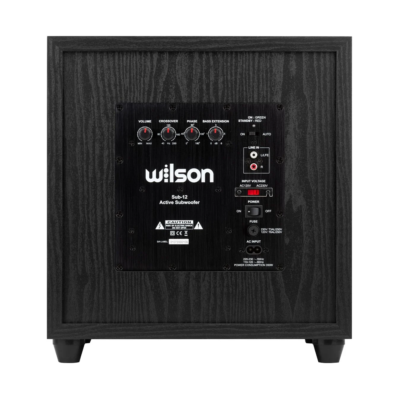 Wilson sub 12 schwarz
